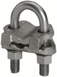 Ground Clamp for Rebar/Cable, 1.88 Inch Width, 2-1/2 Inch Height, 4 AWG Copper