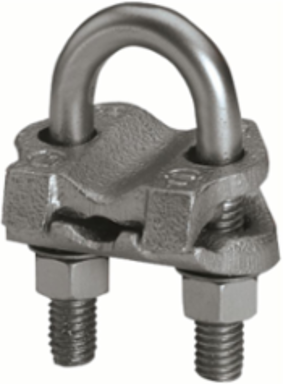 Ground Clamp, Copper Tin Plated, 4 AWG - 2/0 AWG, UL Listed, 240 Lb-in Torque