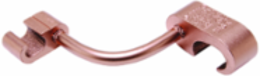 Copper Compression Connector, 250-500 kcmil, 5/8-3/4 Inch Ground Rod