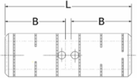 Heavy Duty Irreversible Compression Terminals, 2.59 Inch Length, 4/0 AWG Copper