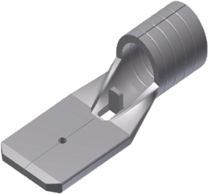 Uninsulated Male Quick Disconnect 12-10 AWG 0.25 Inch x 0.03 Inch