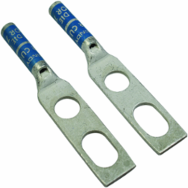Long Length Barrel HYLUGTM Terminal, 1-5/16 Inch Strip, 2 AWG Copper, 600V