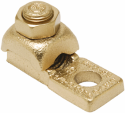 Copper Terminal, Heavy Duty, 850-1000 kcmil, 5/8 Inch Stud, 1 Hole, 2-1/2 Inch Height