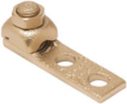 400-500 kcmil, 2-Hole, 1/2" Stud, 1.75" Spacing, Right Angled (Side Entry) Connector