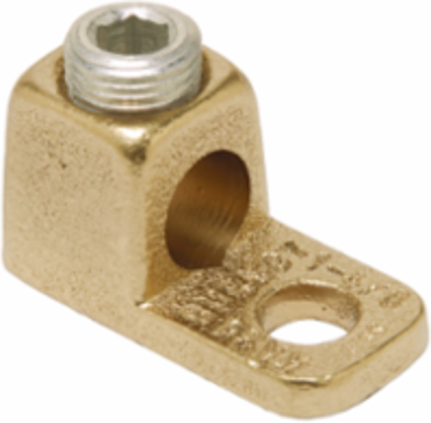 Copper Terminal Connector - 5/8 Inch Hex Bolt, #2 Stranded to 250 kcmil