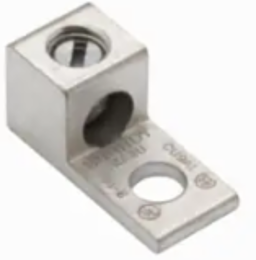 Aluminum Universal Terminal 1 Hole 14-2 AWG 1/4 Inch Stud Tin Plated