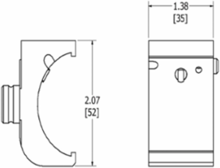 U Die Indentor 1.120 Inch Diameter