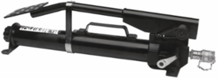Manual Hydraulic Foot Pump 6000 psi, 1-1/8 Quart Capacity, 19 lb Weight