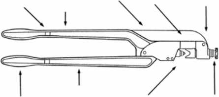 Mechanical Steel Case for Crimpers, RoHS Compliant