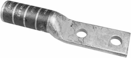 Copper Terminal Connector, 4/0 AWG, 0.76 Inch Pad Width, Tin Plated