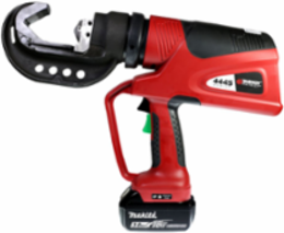 11-Ton Dieless C-Head Battery Crimper, 3Ah Li-ion, 355 Head Rotation, 16.90 Inch