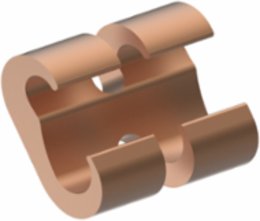 Compression Ground Connector, Copper, 300-500 Kcmil Range, Tap 3/0-250 Kcmil