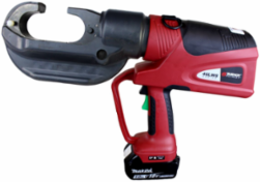 15-Ton Battery Crimper, 5Ah Li-ion, 2 Inch Jaw Opening, Hard Case