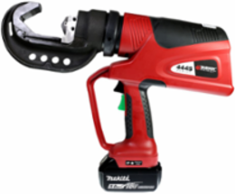 11-Ton Dieless Battery Crimper, 5Ah Li-Ion, 120V-AC Charger