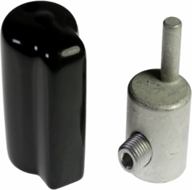 1/0 AWG Offset Aluminum Mechanical Pin Adaptor, 600V Rated, 100 N lb Torque