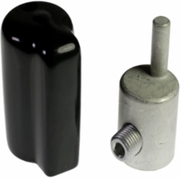 1/0 AWG Offset Aluminum Mechanical Pin Adaptor, 600V Rated, 100 N lb Torque