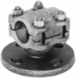 Copper Alloy Bus Support with 1 IPS Size, 3 Inch Bolt Diameter, Slip/Rigid Fit