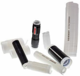 Clear Cold Shrink Silicone Rubber Tube, 0.28 Inch Diameter, Rated 2000 Volts