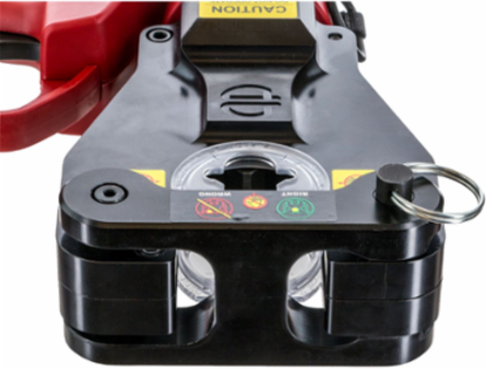 6 Ton 4-Point Dieless Remote Hydraulic Crimper, 12.3 Inch Length