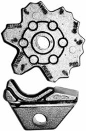Die Wheel for Crimping Copper Connectors, #8-#1 AWG, UL Listed