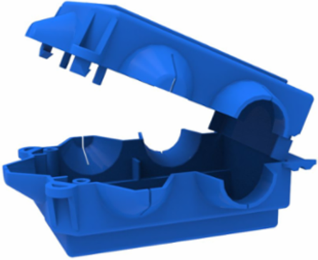 KPU5C, Blue Cover Only, Flexible Fingers Conform to Conductor, Used with KPU3434T, KPU3434TC comes with connector and cover