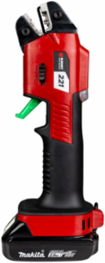 PATRIOT Battery Crimper, 18V, Crimping Range #22 AWG - #10 AWG, 2.6 lb.