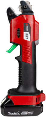 Battery Crimper with 2Ah Li-Ion, Crimping Range #12 AWG - #1 AWG, 10.6 Inch