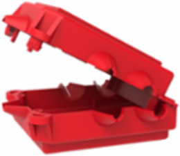 KPU3C, Red Cover Only, Flexible Fingers Conform to Conductor, Used with KPU22929T, KPU2929TC comes with connector and cover