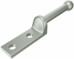 Temporary Protective Ground Stud, 25 mm Ball Stud, Tin-Plated Copper Alloy