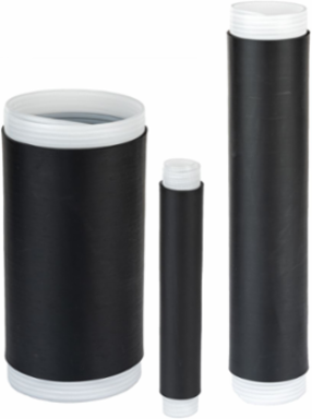 EPDM Rubber Cold Applied Shrink Sleeve, Black, 1000V, -55 C to 155 C Operating Range