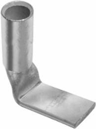 Copper Long Barrel HYLUG Terminal 2/0 AWG, 1/2 Inch Bolt Hole, UL Listed