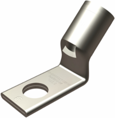 HYLUGTM Non-Insulated Terminal Connector, 1 Hole, 1/2 Inch Stud, Tin Plated, 35 kV