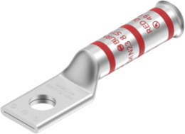 HYLUGTM Long Barrel Copper Compression Connector, 1 Hole, 0.52 Inch Bolt Hole Size, 35 kV