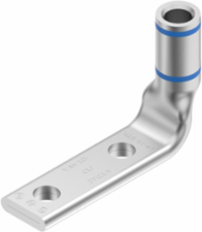 HYLUG Terminal Connector, 2 Holes, 0.21 Inch Hole Size, Tin Plated Copper