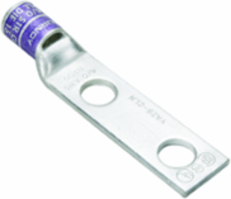 HYLUGTM Non-Insulated Terminal Connector, Copper, #8 AWG, 35 kV, 1/2 Inch Stud