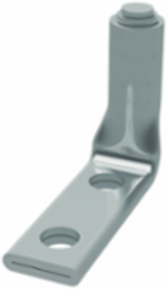 Uninsulated Aluminum Compression Terminal, 1 Hole, 4.09 Inch Length, 35 kV Rating