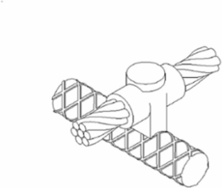 Exothermic Mold for Horizontal Rebar, 4/0 AWG - #6 & Larger Rebar