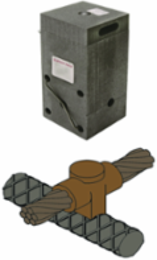 Exothermic Mold for Horizontal Rebar, 4/0 AWG - #6 & Larger Rebar