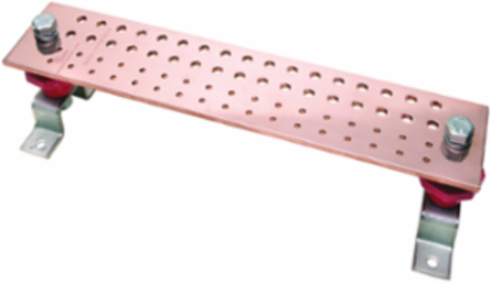 Copper Bus Bar 12 Inch Length, 2 Inch Width, 0.25 Inch Thickness