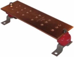 Copper Busbar 18 Holes 12 Inch L 4 Inch W Bare Copper UL Listed