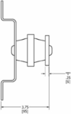 Copper Bus Bar 4 Inch x 0.25 Inch, cULus Certified