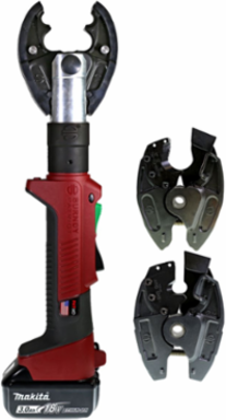 6-Ton IN-LINE® Crimper & Cutter with 3Ah Li-Ion Battery, 19.25 Inch Size