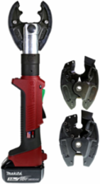 6-Ton IN-LINE® Crimper & Cutter with 3Ah Li-Ion Battery, 19.25 Inch Size