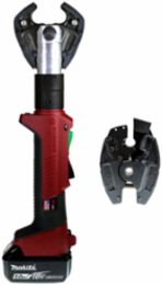 6-Ton IN-LINE® Scissor Action Crimper Cutter, 5Ah Li-ion, 19.25 Inch Length