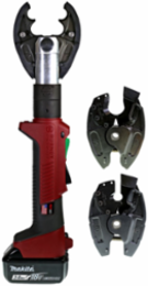 6-Ton IN-LINE® Crimper and Cutter, 19.25 Inch x 4.375 Inch x 2.75 Inch, 3Ah Li-Ion
