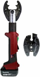 6-Ton Battery Actuated Scissor Action Crimper and Cutter, 3Ah Li-Ion, 19.25 Inch Length