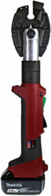 6-Ton IN-LINE® Battery Actuated Scissor Action Crimper, 3Ah Li-Ion, 4.375 Inch Width