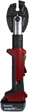 6-Ton IN-LINE® Battery Actuated Crimper & Cutter, 5Ah Li-Ion, 19.25 Inch