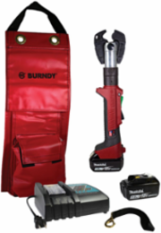 6-Ton IN-LINE Crimper & Cutter, 3Ah Lithium-Ion, 18.1 Inch Length