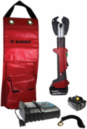 6-Ton IN-LINE Dieless Crimper & Cutter, 5Ah Battery, 18V, 18.1 Inch Length